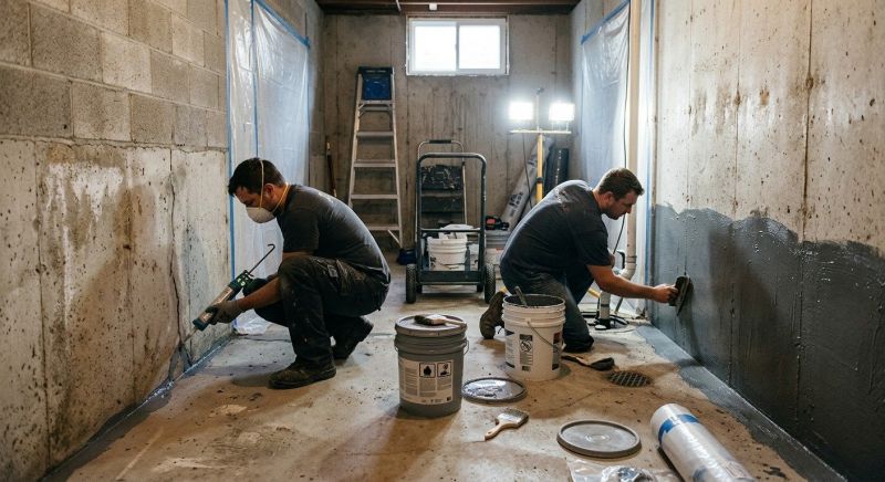 Basement Sealing Service in Fredericksburg, VA